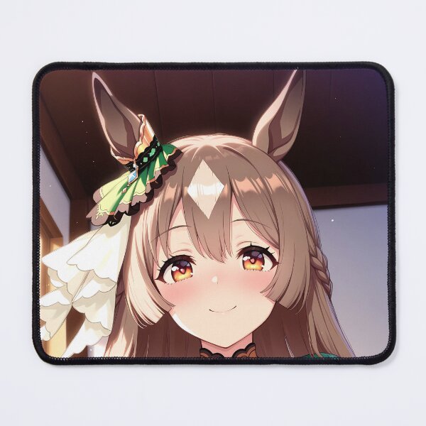 Item preview, Satono Diamond Uma Musume Elegant Green Dress Window Light designed and sold by MicaheHaffner.