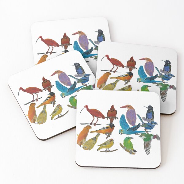 Item preview, Rainbow of Birds designed and sold by woodland-towers.