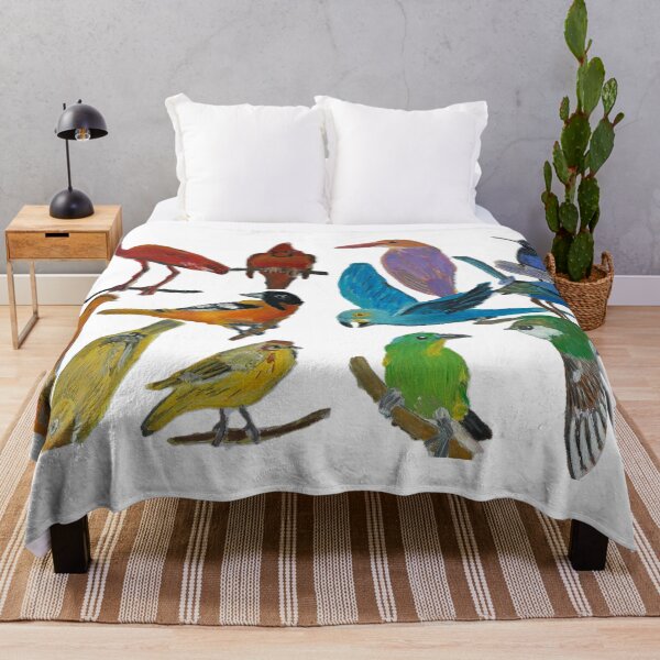 Item preview, Rainbow of Birds designed and sold by woodland-towers.