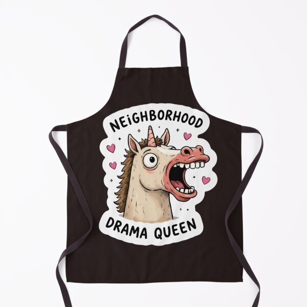 Item preview, Funny Inappropriate Neighborhood Drama Queen Unicorn Funny Meme Sticker | Chaotic Horse Unicorn Cartoon designed and sold by Bhaskar Digital Art.