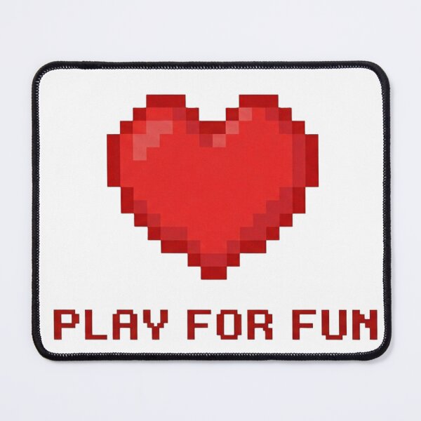 Item preview, Retro Pixel Art Heart - PLAY FOR FUN designed and sold by OPTTAS.