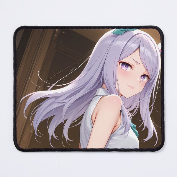 Item preview, Mejiro McQueen Uma Musume Lavender Office Side Glance designed and sold by MicaheHaffner.