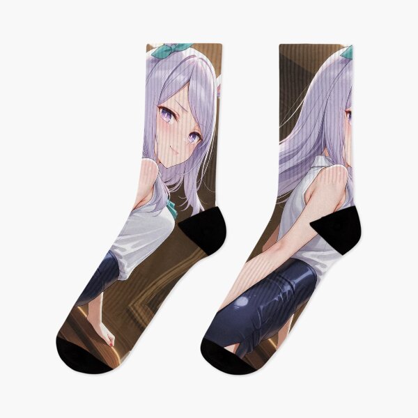 Item preview, Mejiro McQueen Uma Musume Lavender Office Side Glance designed and sold by MicaheHaffner.