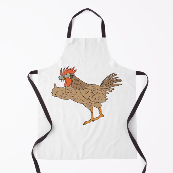 Item preview, Happy Rooster Doodle Funny Chicken Sunglasses Illustration designed and sold by DoodleDuder.