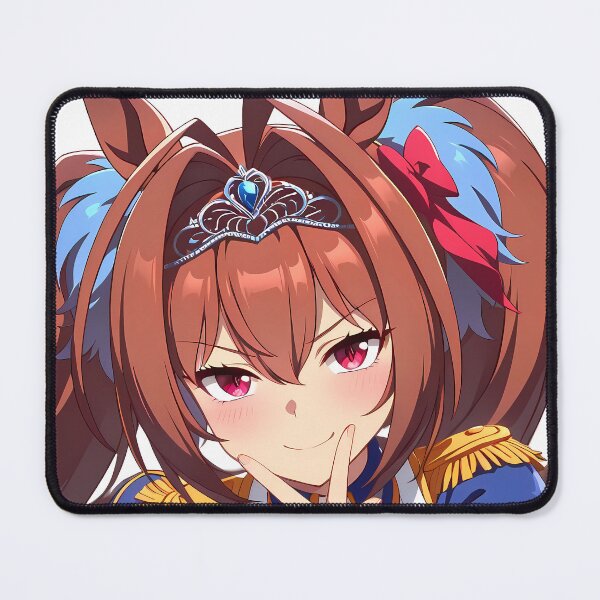 Item preview, Daiwa Scarlet Uma Musume Pretty Derby Smirk Blue Uniform designed and sold by MicaheHaffner.