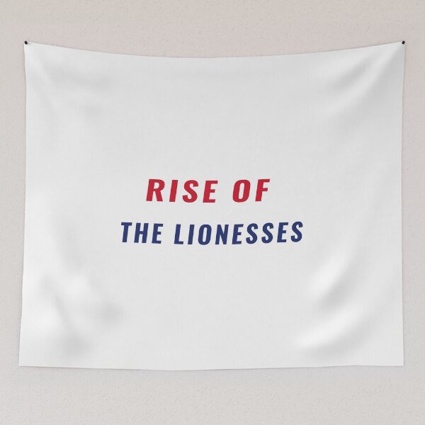 Aperçu de l'œuvre T-shirt RISE OF THE LIONESSES – T-shirt de supporter de l'équipe féminine de football d'Angleterre | Uncle Jichuan créée et vendue par Uncle-Jichuan.