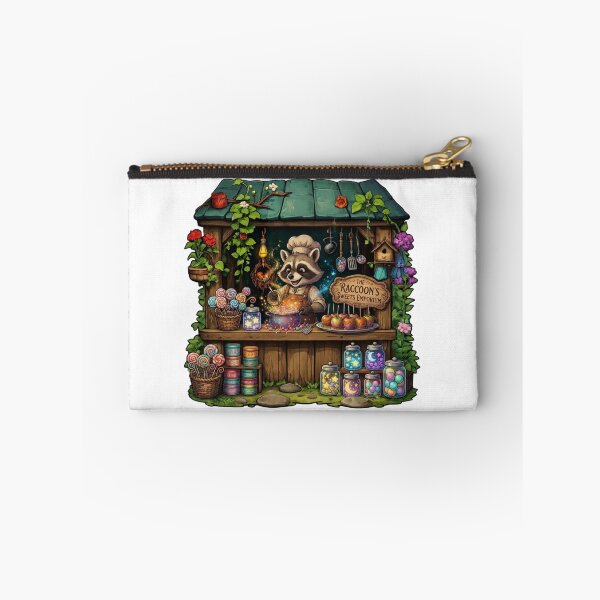 Item preview, The Raccoon's Sweets Emporium | Magical Candy Shop | Cute Raccoon Candy Maker | Fantasy Sweet Shop | Cottagecore Candy Store | Whimsical Dessert Art designed and sold by MrDev.