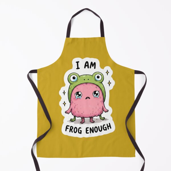 Item preview, Funny Inappropriate I Am Frog Enough Cute Frog Meme Sticker | Kawaii Crying Frog Character designed and sold by Bhaskar Digital Art.