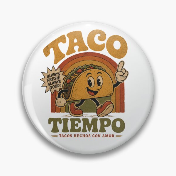 Item preview, Taco Funny Mexican Food Cartoon Mascot vintage ad designed and sold by LD ART.