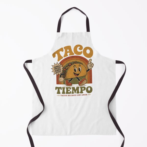 Item preview, Taco Funny Mexican Food Cartoon Mascot vintage ad designed and sold by LD ART.