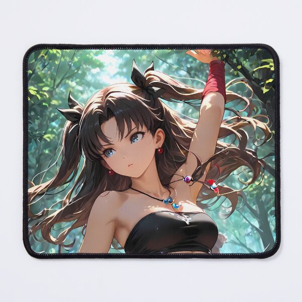 Item preview, Rin Tohsaka Fate Stay Night Forest Warrior Pose designed and sold by MicaheHaffner.