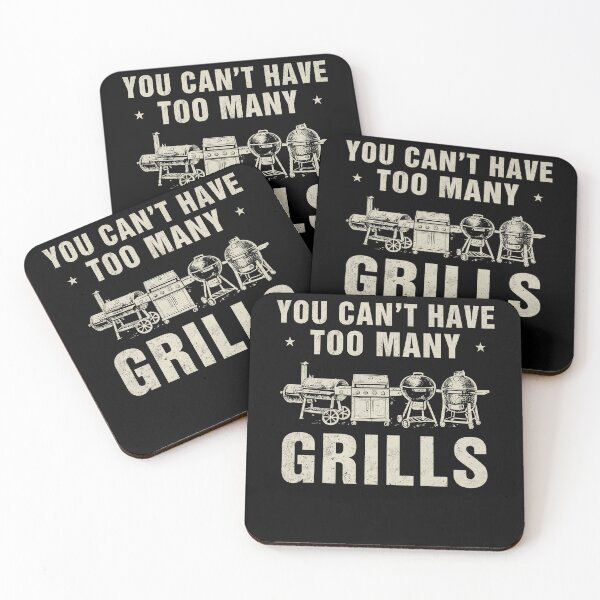 Item preview, You Can't Have Too Many Grills Funny BBQ Barbecue designed and sold by studio-ssaam.