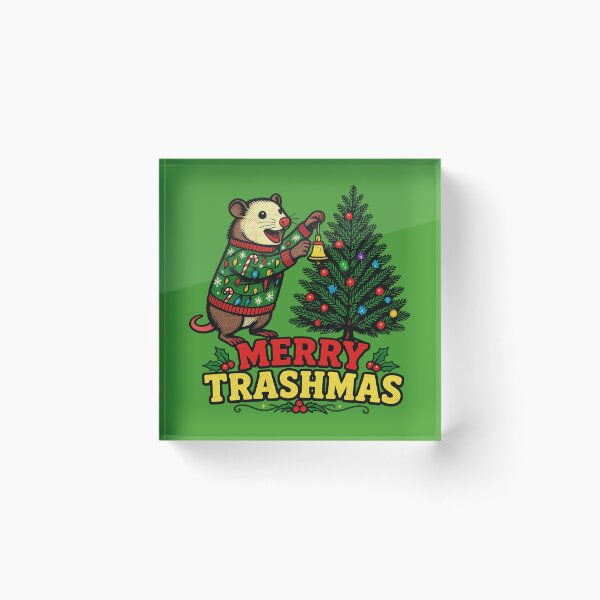 Item preview, Possum Pop Art Christmas designed and sold by thetinymenace.
