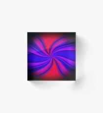 Abstract Expressionism Acrylic Block