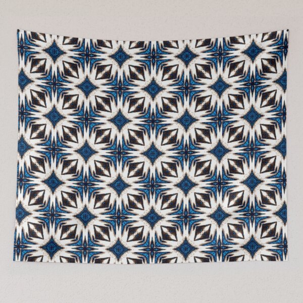 Item preview, Blue Diamond Sparkle Pattern designed and sold by Shy Fractal Designs.