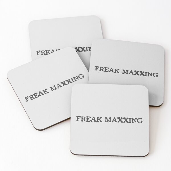 Item preview, FREAK MAXXING Funny Obsessed Weirdos Meme black designed and sold by TackyTime.