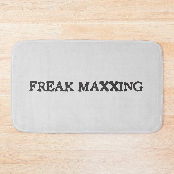 Item preview, FREAK MAXXING Funny Obsessed Weirdos Meme black designed and sold by TackyTime.