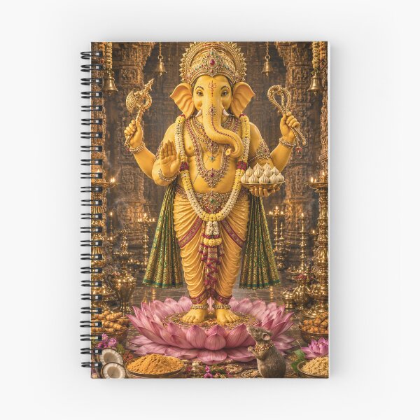 Item preview, 32 Forms of Lord Ganesha Collection | Haridra Ganapati – The Sacred Turmeric Lord | Museum-Quality Hindu Devotional Wall Art designed and sold by Homyar.