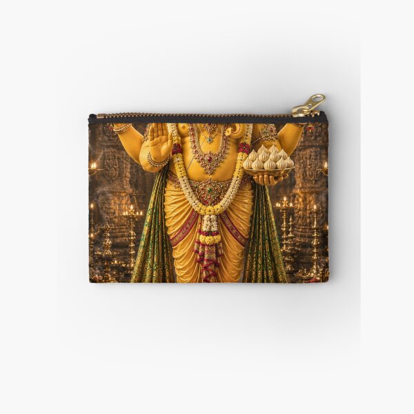 Item preview, 32 Forms of Lord Ganesha Collection | Haridra Ganapati – The Sacred Turmeric Lord | Museum-Quality Hindu Devotional Wall Art designed and sold by Homyar.