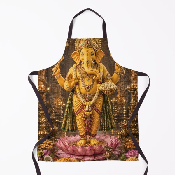 Item preview, 32 Forms of Lord Ganesha Collection | Haridra Ganapati – The Sacred Turmeric Lord | Museum-Quality Hindu Devotional Wall Art designed and sold by Homyar.