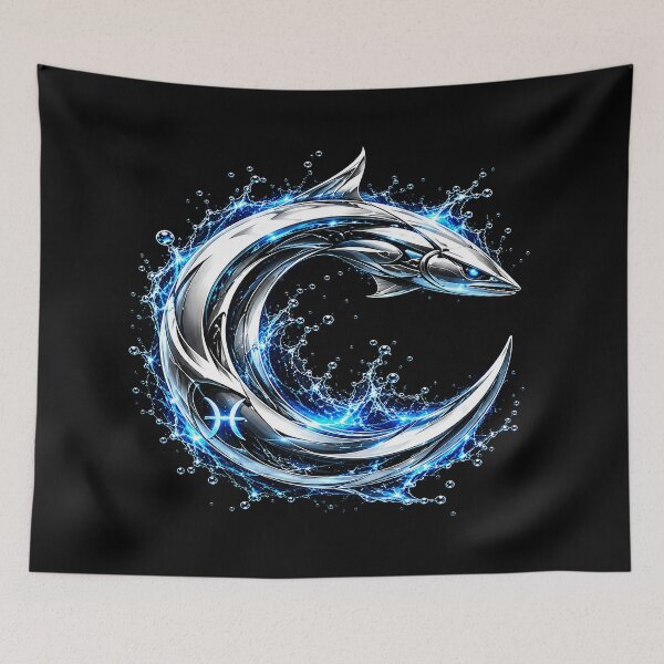 Item preview, Abyssal Finforge The Pisces Shark C designed and sold by BlissBlvdShop.