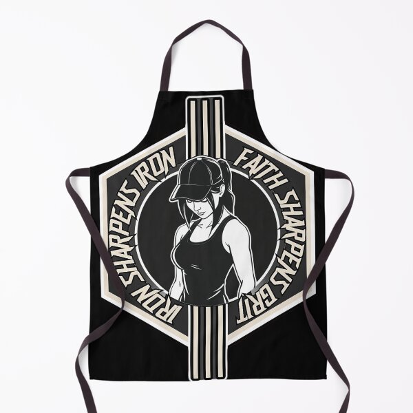 Item preview, Iron Sharpens Iron Faith Sharpens Grit | Christian Women Gym designed and sold by Bezuiden.