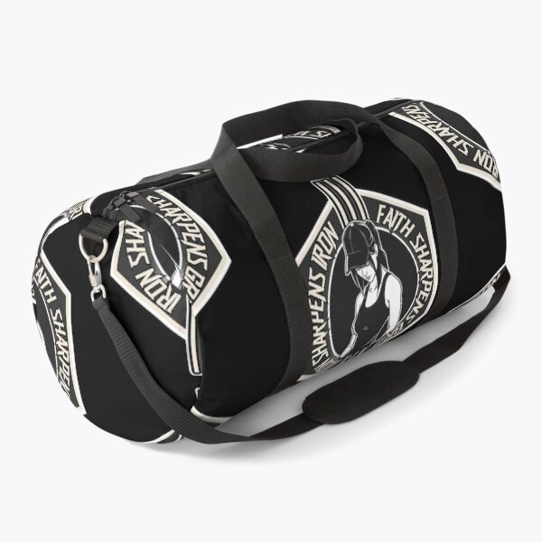 Item preview, Iron Sharpens Iron Faith Sharpens Grit | Christian Women Gym designed and sold by Bezuiden.