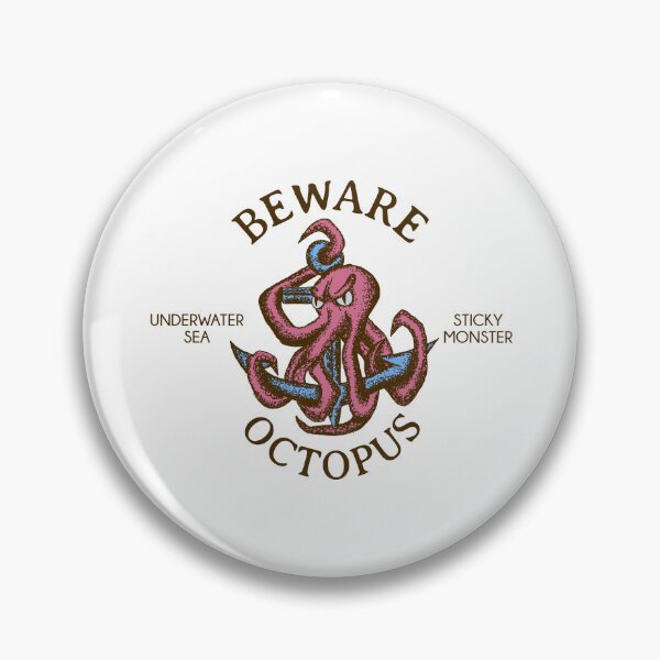 Item preview, Beware Octopus Street Art | GhostMade Studio designed and sold by GhostMadeStudio.