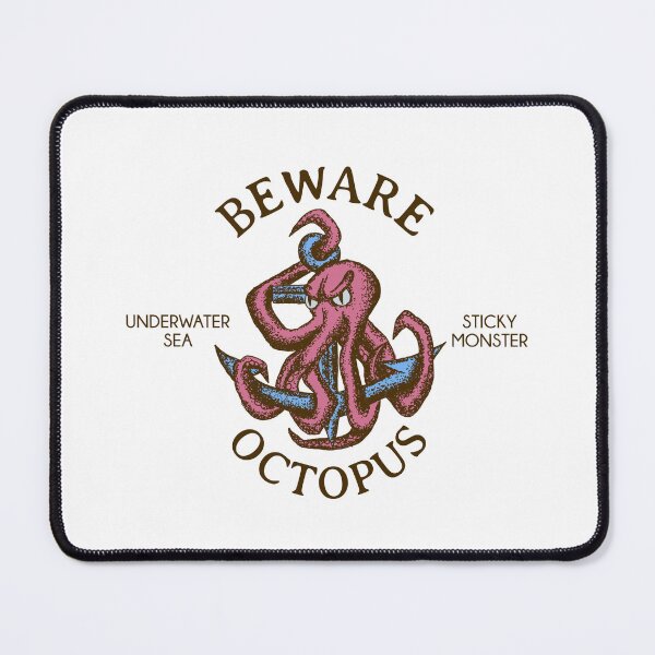 Item preview, Beware Octopus Street Art | GhostMade Studio designed and sold by GhostMadeStudio.