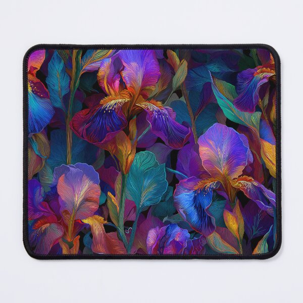 Item preview, Purple Bearded Irises designed and sold by Boddicca.