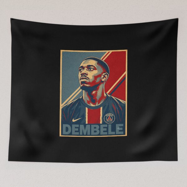 Item preview, Ousmane Dembele - Sports Poster Illustration - Hope art designed and sold by delacerdaan.