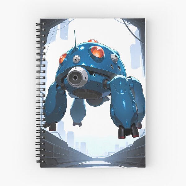 Item preview, Tachikoma Ghost in the Shell Blue Robot City Patrol Scene designed and sold by Williamhallano.