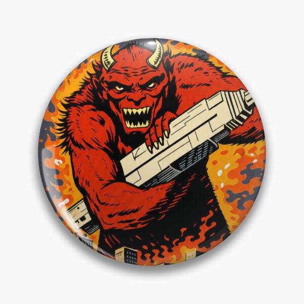 Item preview, Kaiju DEMON of DESTRUCTION – Vintage Comic Inferno designed and sold by VoglR.