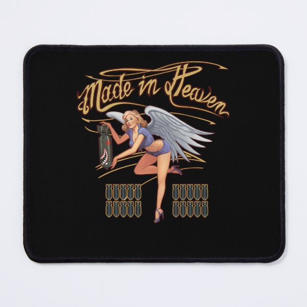 Item preview, Angelic Pinup Girl Wearing Wings and Holding a Large designed and sold by mourad2972.
