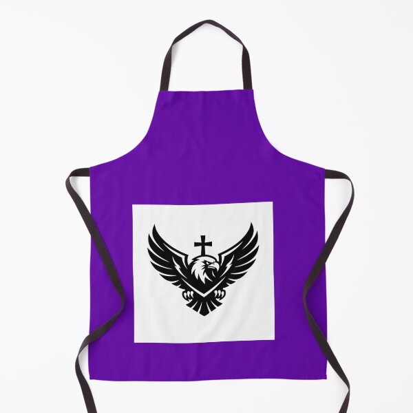 Item preview, Majestic Eagle With Cross – Faith & Strength Emblem designed and sold by MastersDesignNk.