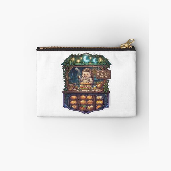 Item preview, The Hedgehog's Pantry | Cozy Sandwich Shop | Woodland Bakery & Deli | Cute Forest Hedgehog | Cottagecore Kitchen | Whimsical Sticker designed and sold by MrDev.