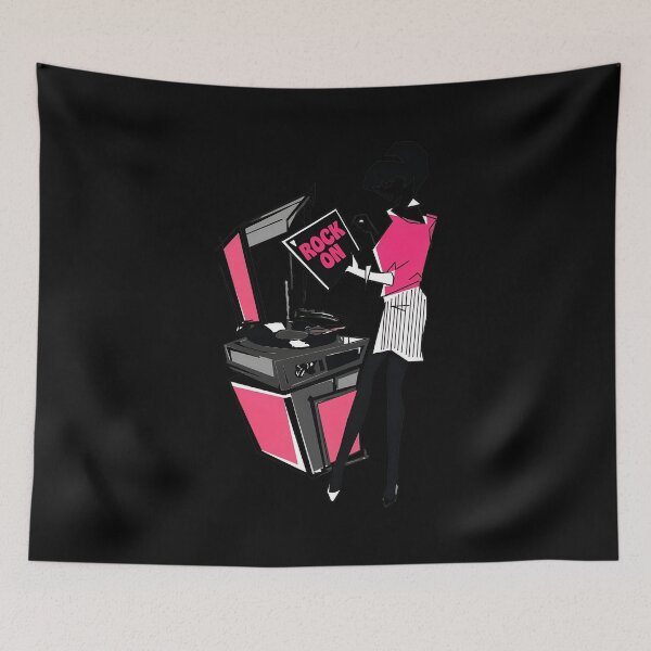 Item preview, Retro Sound Spin Illustration designed and sold by stoneandslingg.