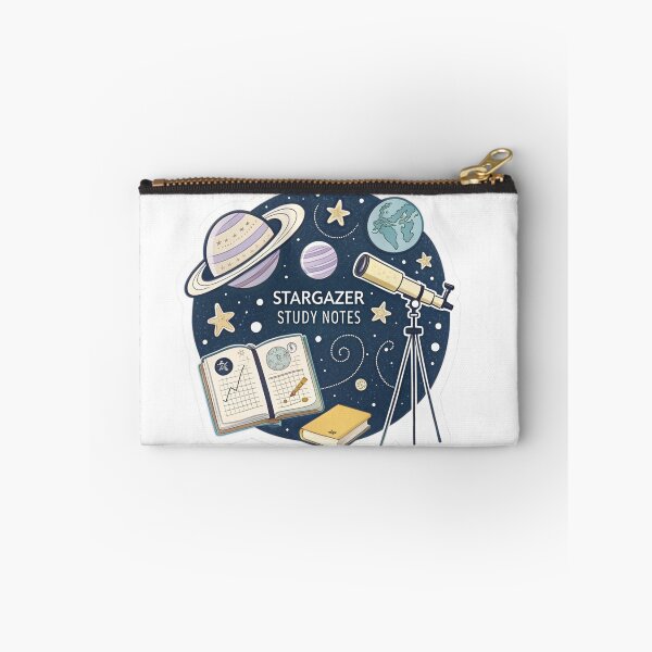 Item preview, Stargazer Study Notes Astronomy Sticker designed and sold by KHCreative2025.