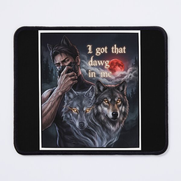 Item preview, Vintage Valko Love And Deepspace Wolf I Got That Dog In Me designed and sold by DonetTrent.