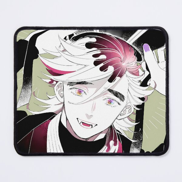 Item preview, Douma Demon Slayer Crown Pose Pastel Manga Portrait designed and sold by Williamhallano.