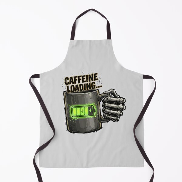 Item preview, Caffeine Loading Skeleton Hand Coffee Mug designed and sold by AvivaCreative.