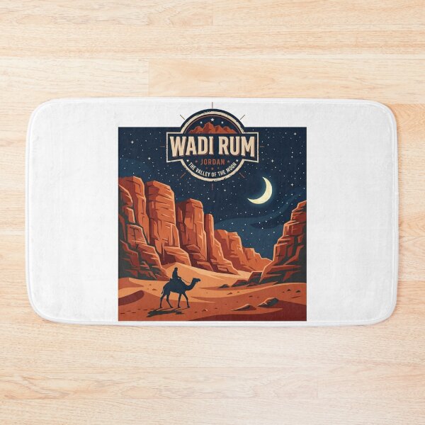 Item preview, Wadi Rum Desert Mars Landscape Travel Design designed and sold by ArtsyExplorer.