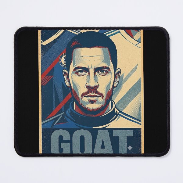 Item preview, Eden Hazard- G.O.A.T Typography designed and sold by delacerdaan.