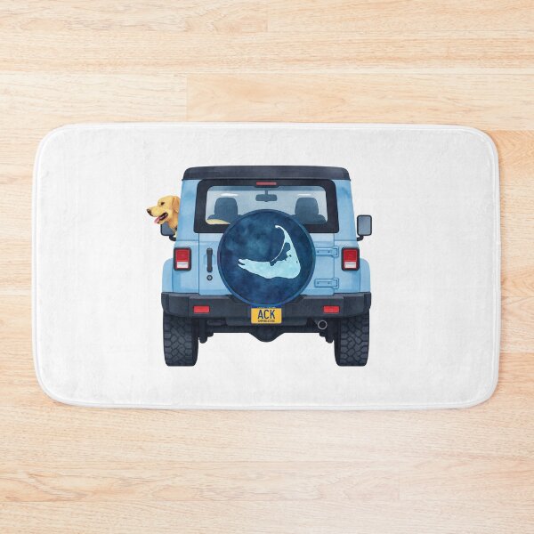 Item preview, ACK Bound: Blue Jeep and a Happy Lab designed and sold by Coastal Joy.