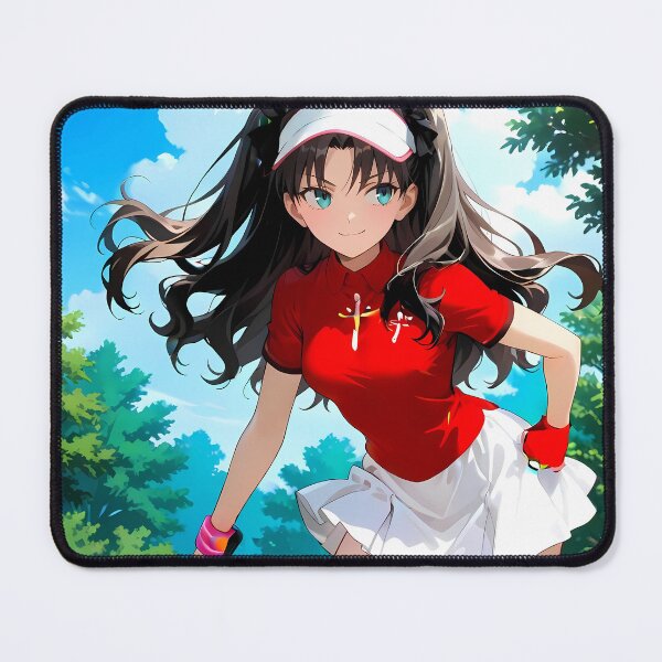 Item preview, Rin Tohsaka Fate Stay Night Tennis Court Summer Glow designed and sold by Williamhallano.
