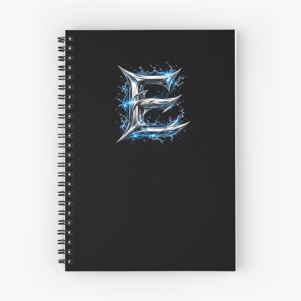 Item preview, Abyssal Finforge The Pisces Shark Letter E designed and sold by BlissBlvdShop.