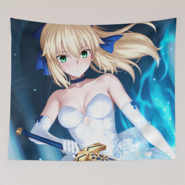 Item preview, Saber Fate Stay Night Elegant Bridal Glow designed and sold by Williamhallano.