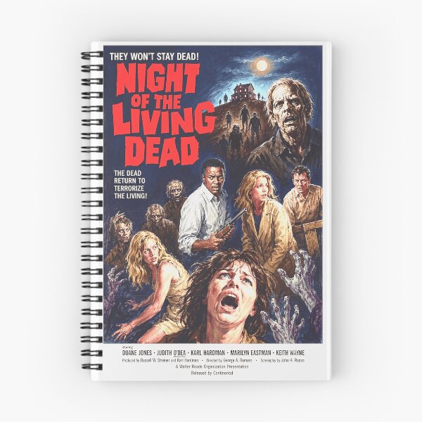 Item preview, Night of the Living Dead (1968) Vintage Horror Movie Poster designed and sold by Mahilis.