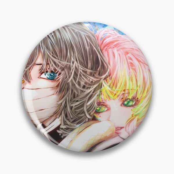 Item preview, Mitsuri Kanroji Demon Slayer Floral Bond Portrait designed and sold by Williamhallano.