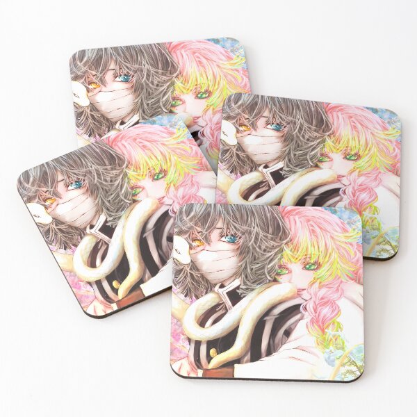 Item preview, Mitsuri Kanroji Demon Slayer Floral Bond Portrait designed and sold by Williamhallano.